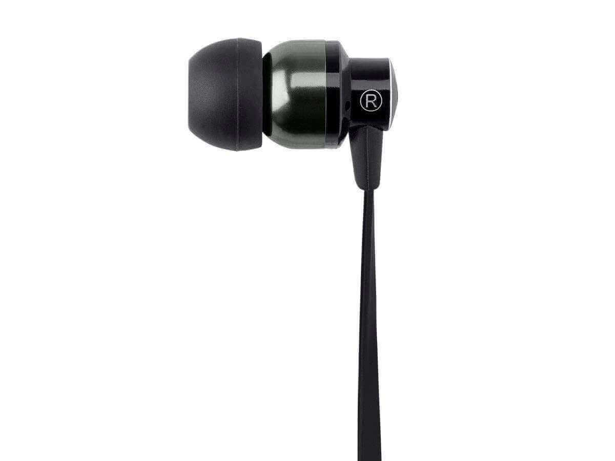 Monoprice Hi-Fi Reflective Sound Technology Earbuds Headphones with Microphone  Black/Carbonite