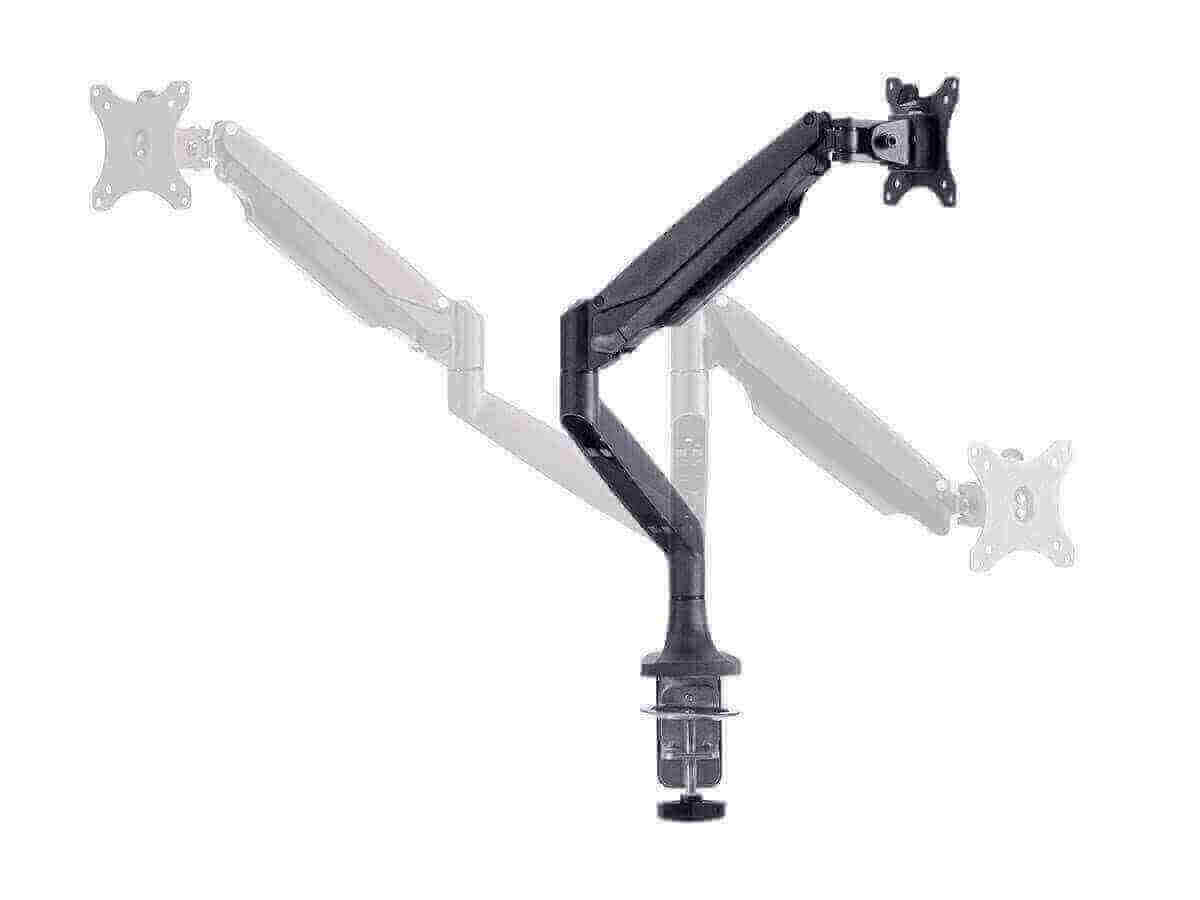 Adjustable Gas Spring Desk Mount 15in - 34in