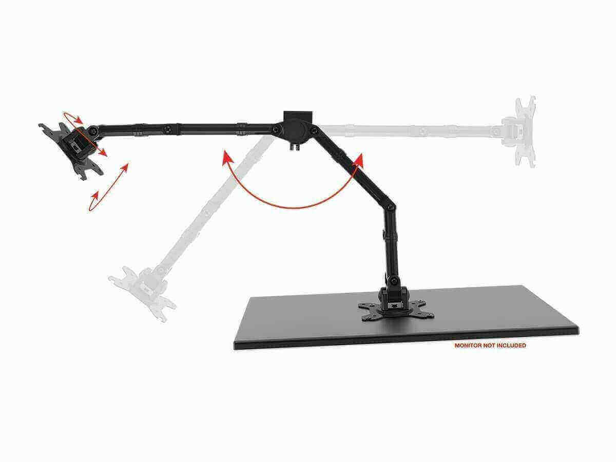 Essential Dual Monitor Articulating Arm Desk Mount