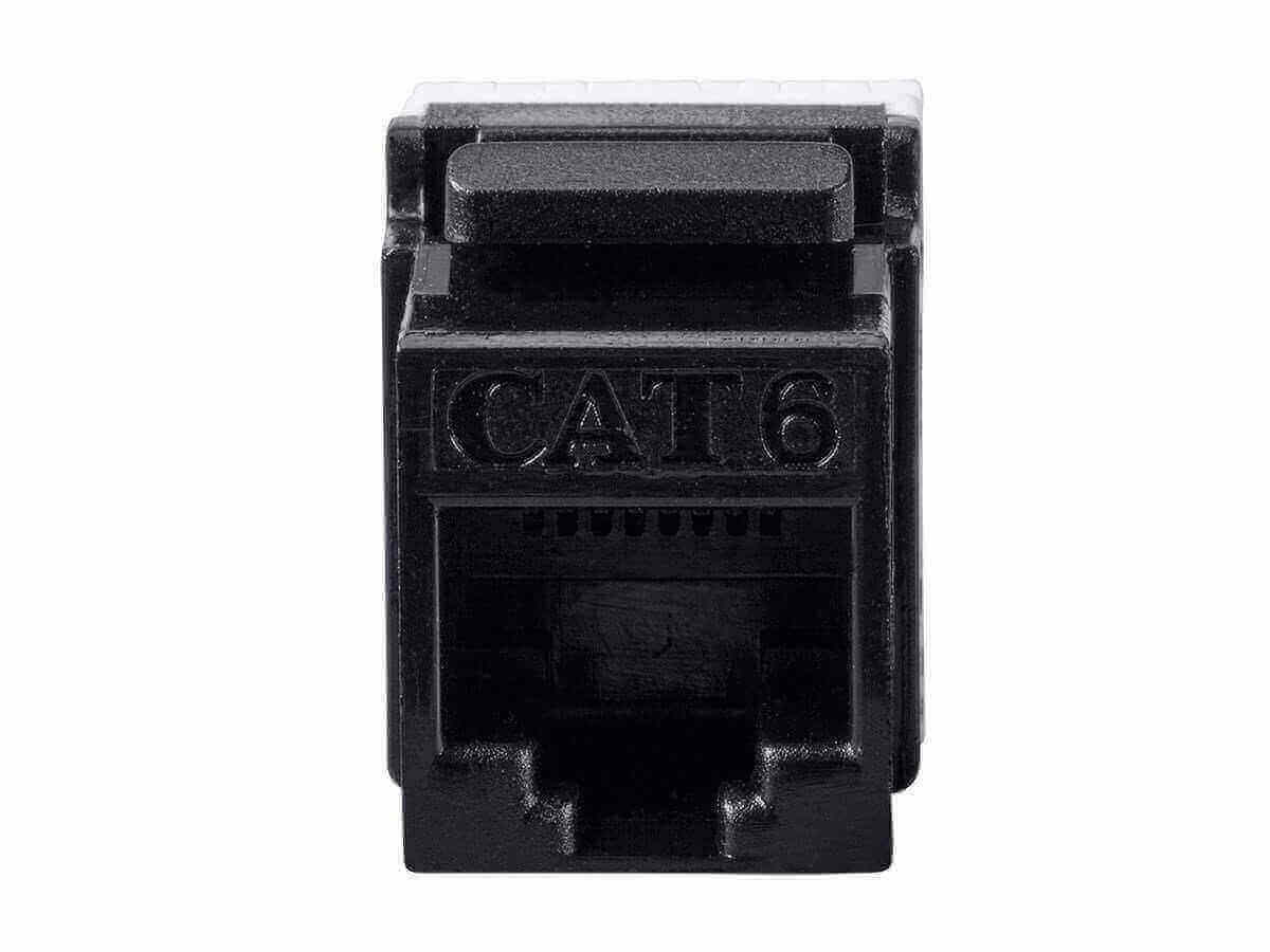 Cat6 RJ-45 180-Degree Punch Down Keystone (25 pack) - Dual IDC,