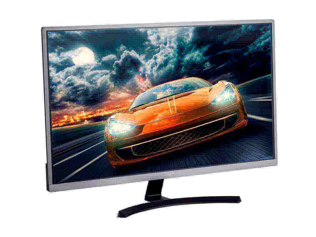 81cm 4K HDR IPS Ultra Slim Desktop Monitor, Gun Metal with Slim Bezel