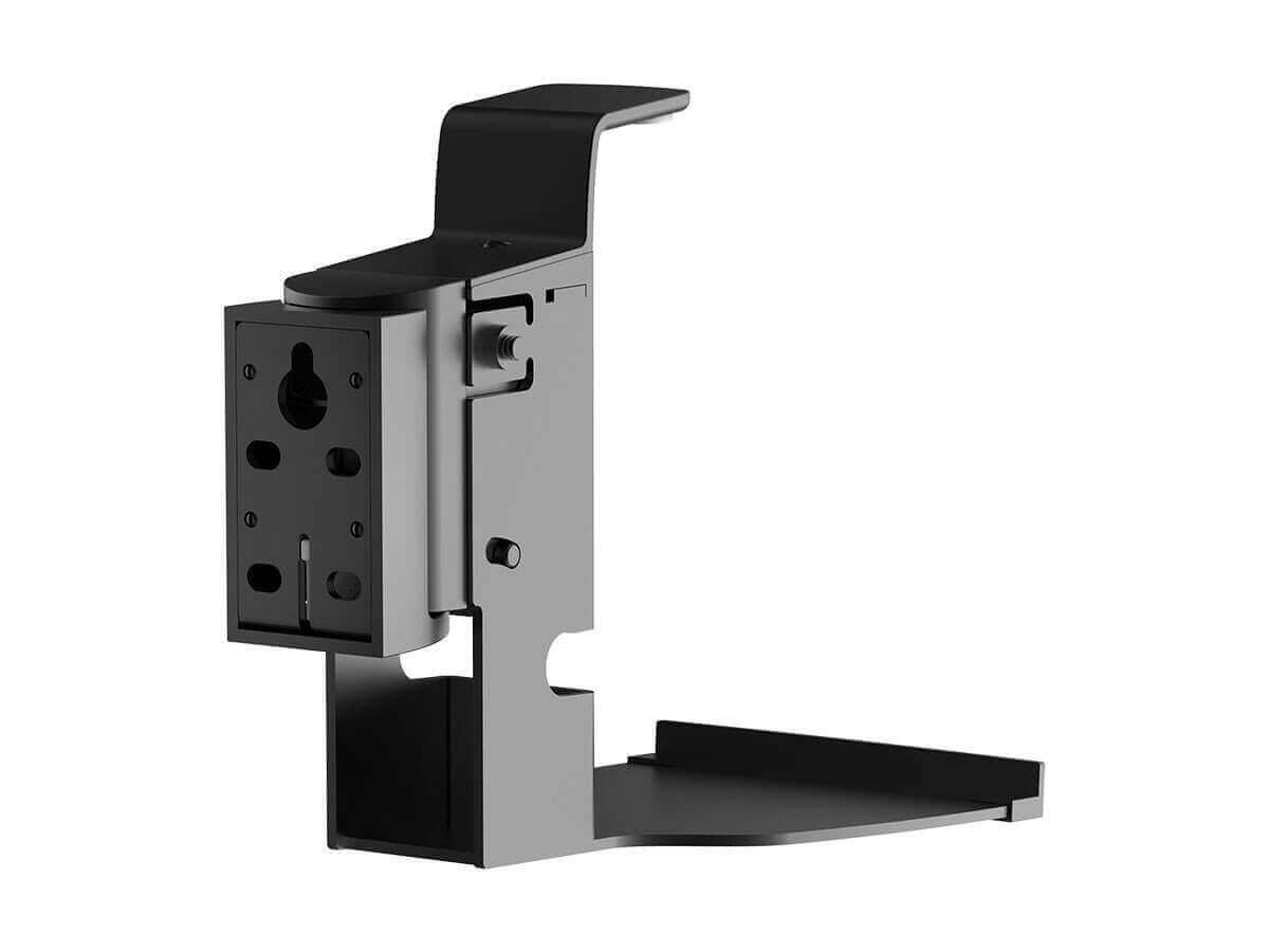 Monoprice Premium Fixed Wall Mount for SONOS PLAY:5 Speakers - Black With Cable Management and Stable Base For Home theater