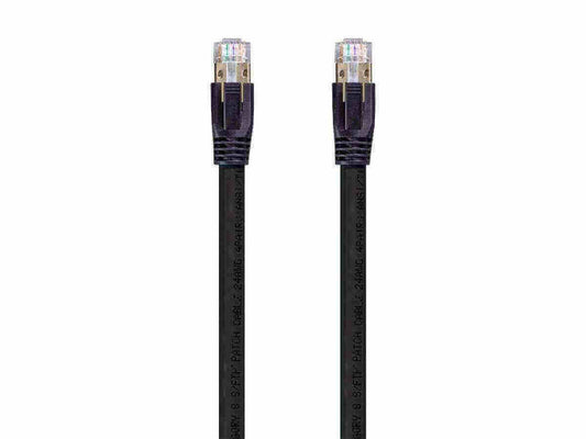 Cat8 24AWG S/FTP Ethernet Network Cable (5 pack) - 2GHz, 40G, Black