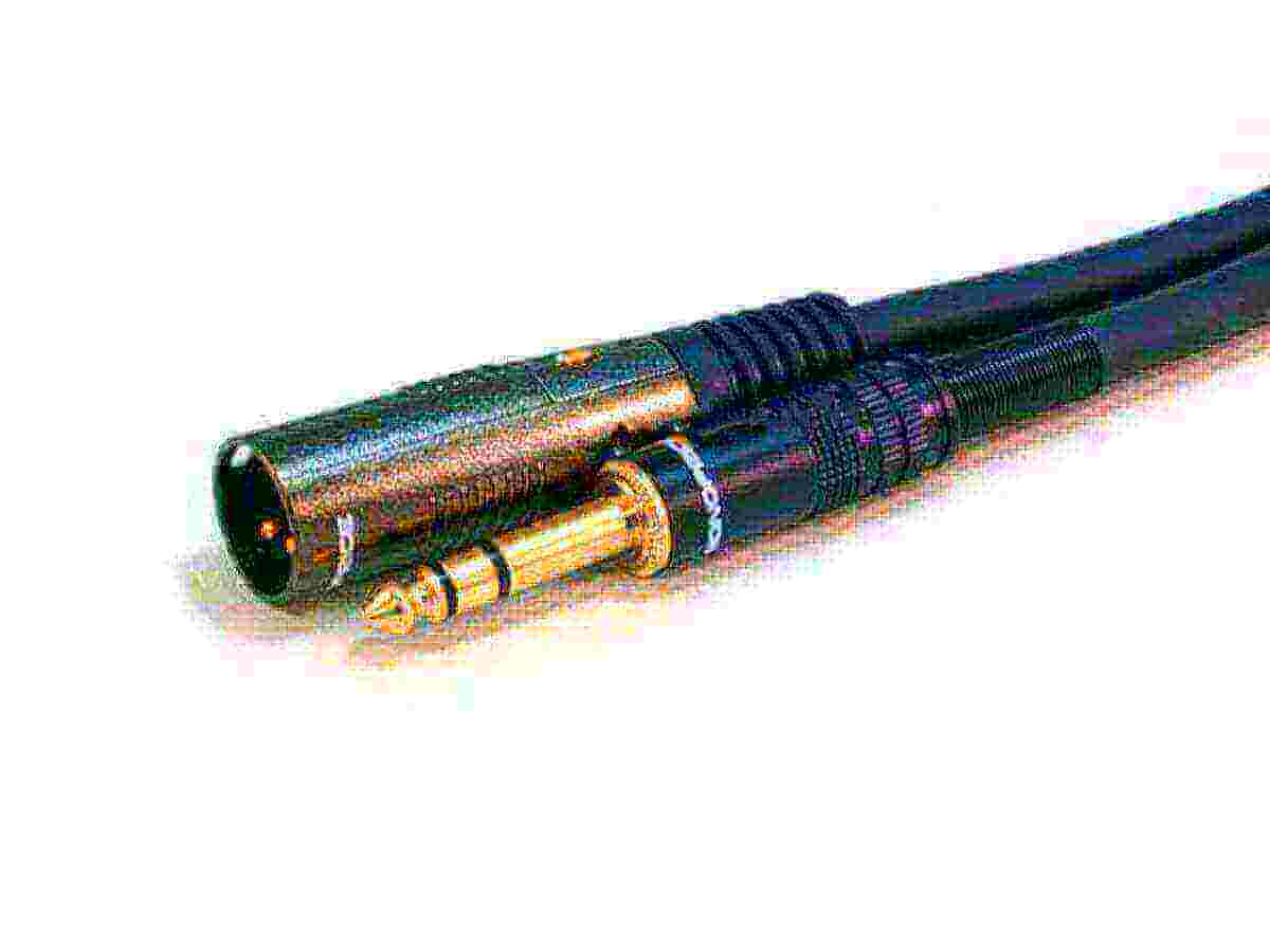 3ft Premier Series XLR Male to 1/4inch TRS Male 16AWG Cable (Gold Plated) 2 Pack