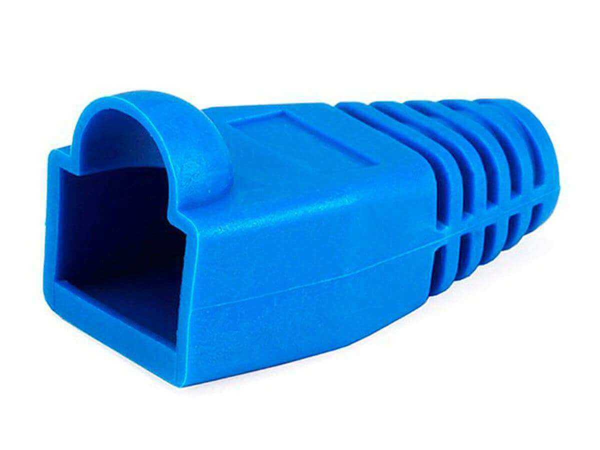 Monoprice RJ45 Strain Relief Boots  50 pcs/pack  Blue