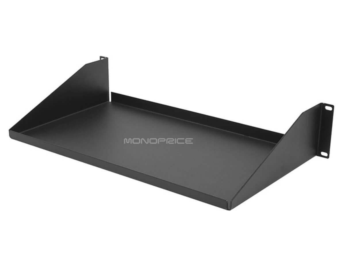 Monoprice Single Sided Shelf, 3.5(H)X10(D)X19(W), 30Lbs