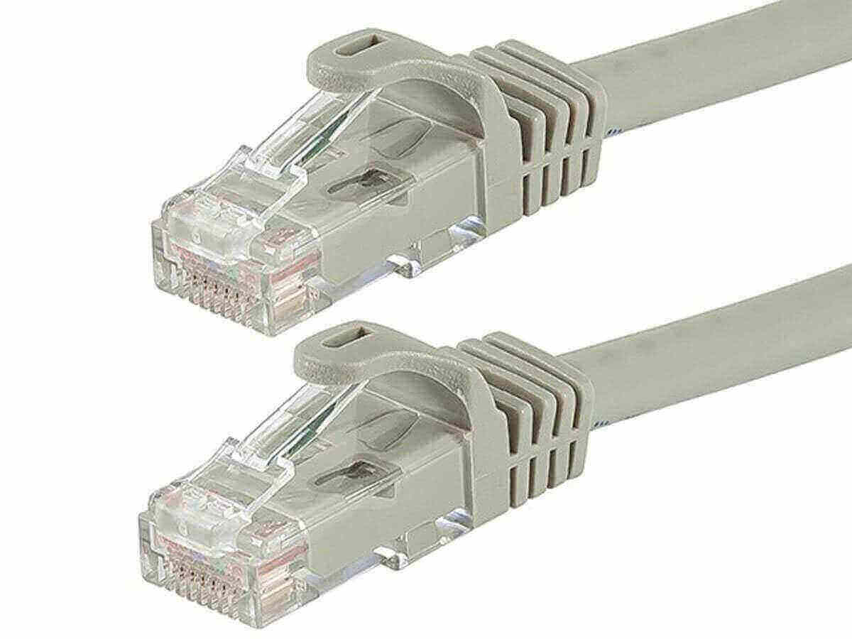 Flexboot Cat6 Ethernet Patch Cable (5 pack) - Snagless RJ45, Stranded, 550Mhz, UTP, Pure Bare Copper Wire,