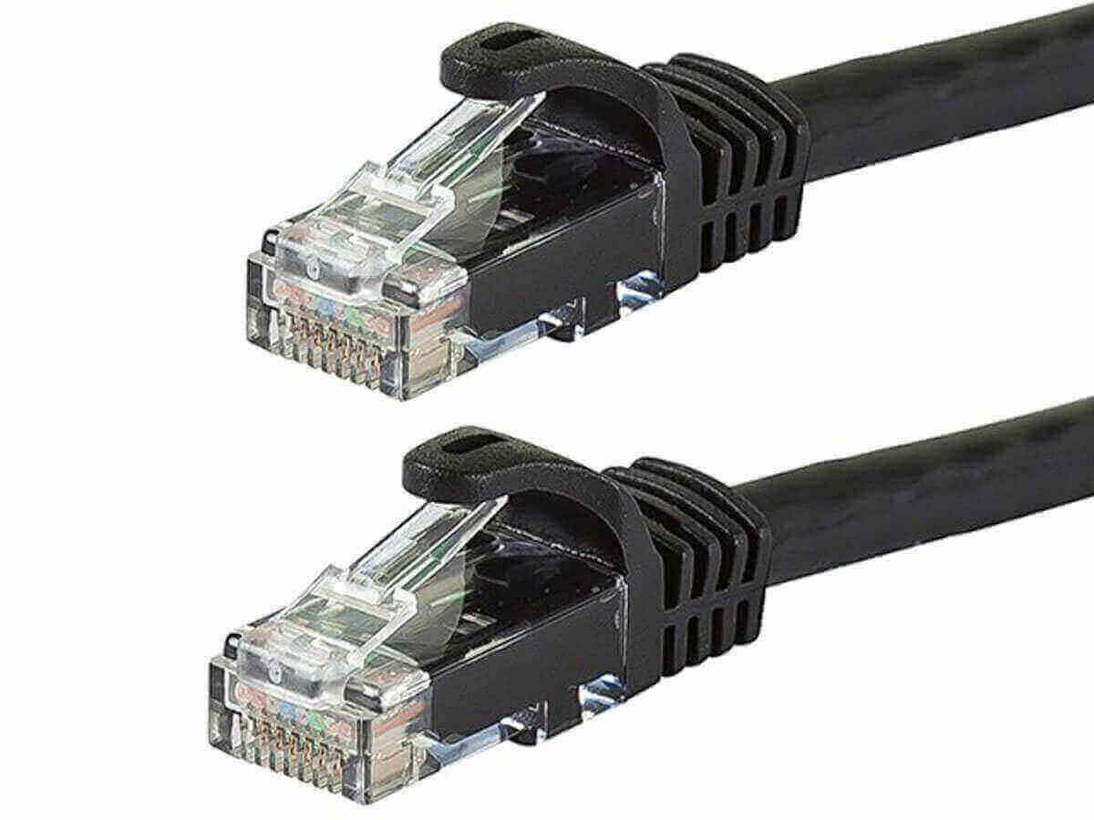 Flexboot Cat6 Ethernet Patch Cable (5 pack) - Snagless RJ45, Stranded, 550Mhz, UTP, Pure Bare Copper Wire,